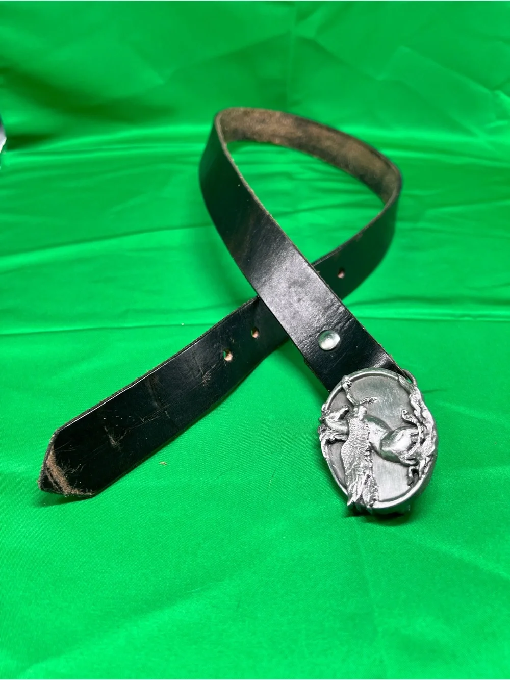 Siskiyou Buckle Co. pewter belt buckle